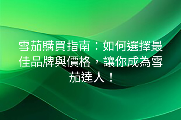 雪茄購買指南：如何選擇最佳品牌與價格，讓你成為雪茄達人！