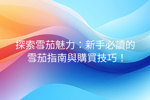 探索雪茄魅力：新手必讀的雪茄指南與購買技巧！